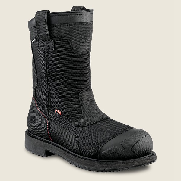 Botas de Seguridad Red Wing Hombre Negros - Maxbond - 11-Inch Waterproof Toe Pull-On - 604-SXTWZJ